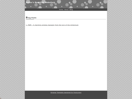 blog screenshot