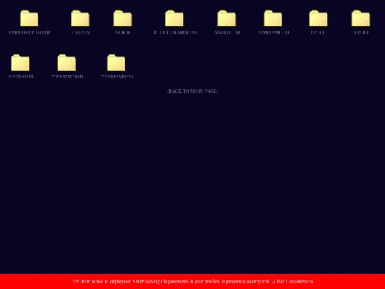 employees screenshot