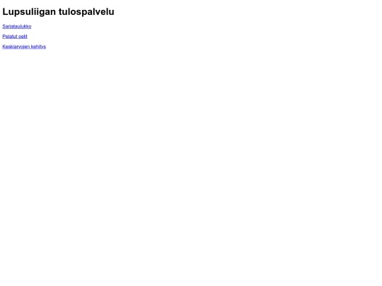 lupsu/liiga screenshot