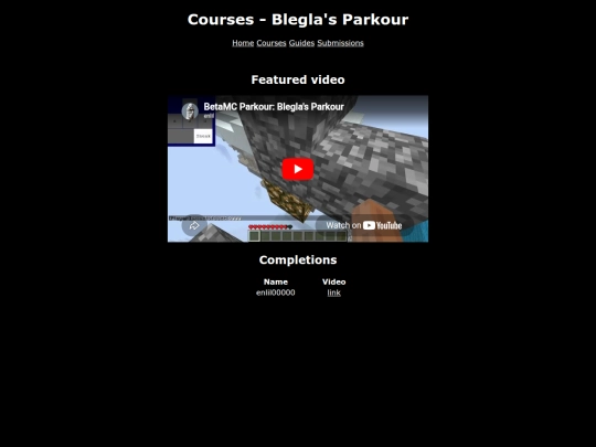 courses/bleglasparkour screenshot