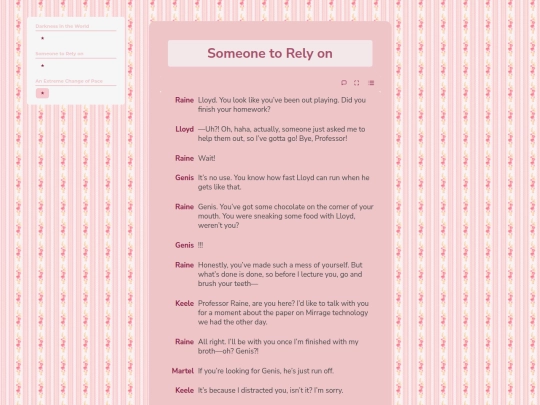 tales/tl/rays/raine/someone-to-rely-on screenshot