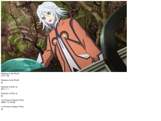tales/tl/rays/raine/toc screenshot