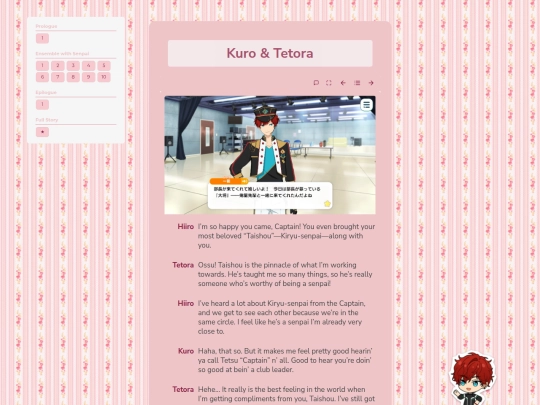 tl/ensemble-with-senpai/kuro-tetora screenshot