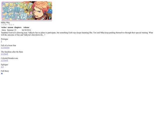 tl/milky-way/toc screenshot