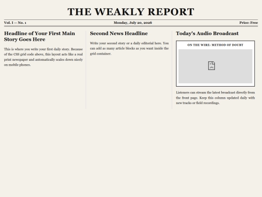 index screenshot