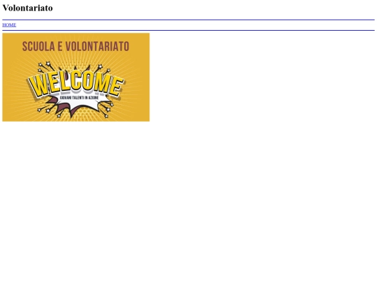 PCTO/pages/volontariato screenshot