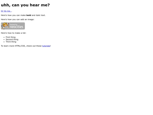 index screenshot