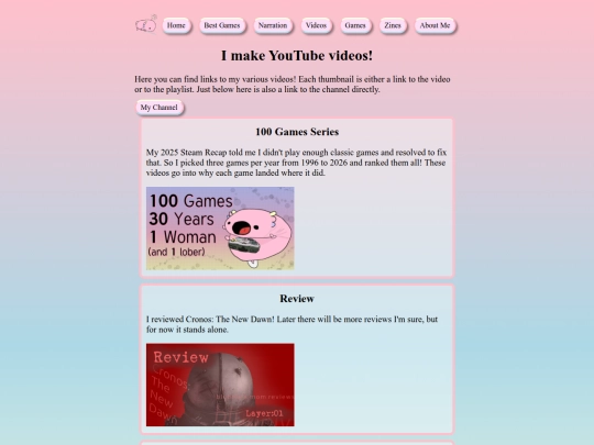 videos screenshot