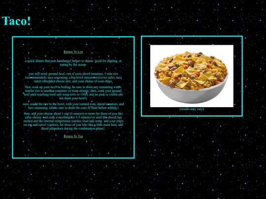 recipes/taco screenshot
