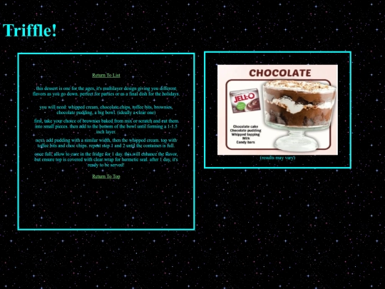 recipes/trif screenshot