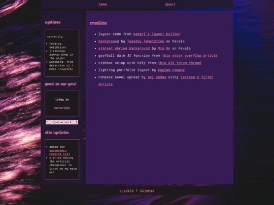 credits screenshot