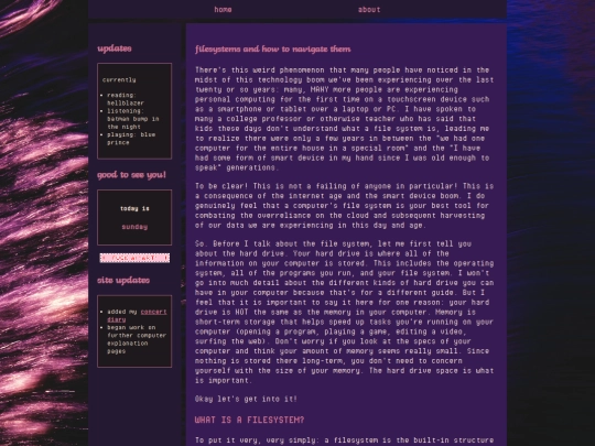 filesystems screenshot