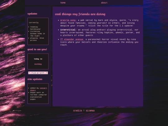 recommendations screenshot