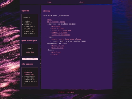 sitemap screenshot