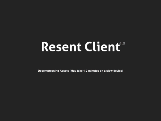 loading/resentclent screenshot