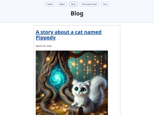 blog screenshot