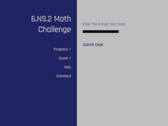 6.NS.2 Math Challenge screenshot