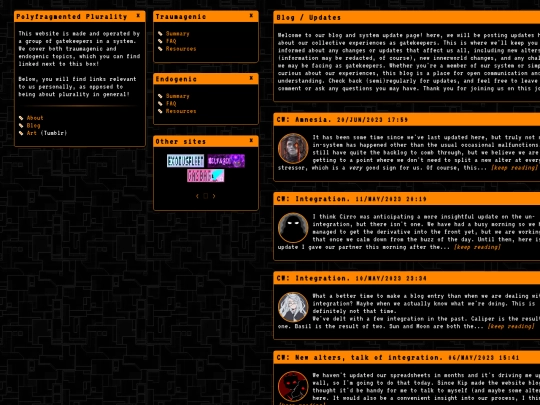 blog screenshot