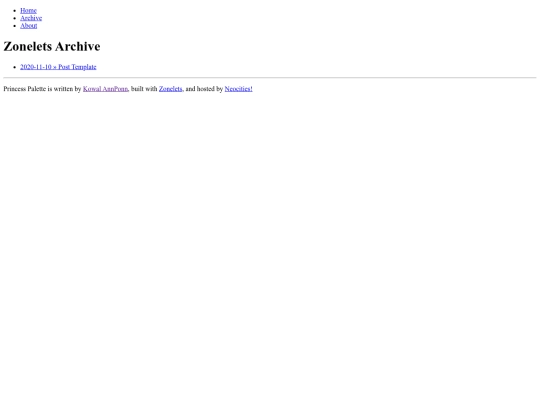 archive screenshot