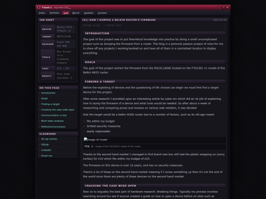 N833_router_dumping screenshot