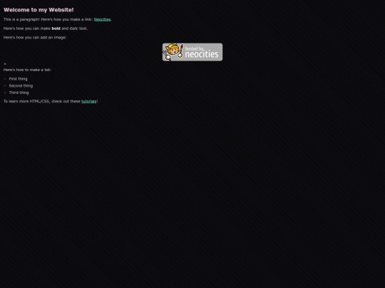test screenshot