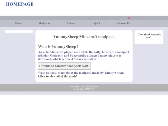 test screenshot