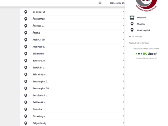 KaposGO/stops screenshot