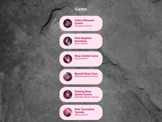 Pink/Gems/Home screenshot