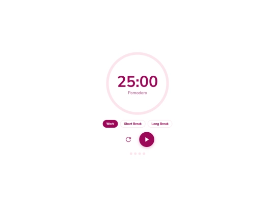 Pink/pomodoro screenshot