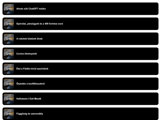 Podcasts screenshot