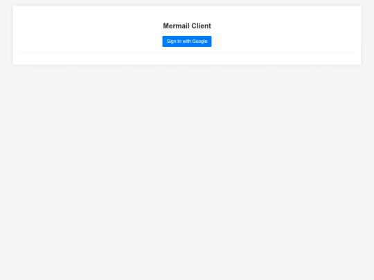 mermail screenshot