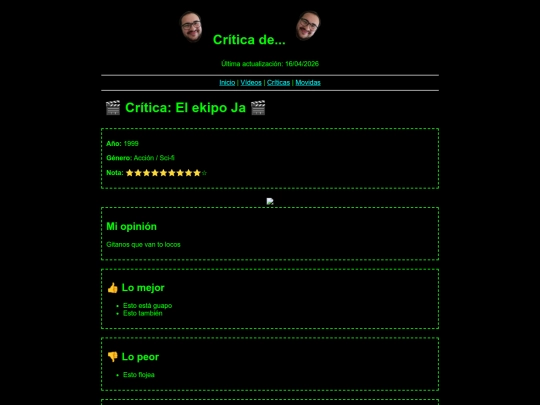 plantillacriticas screenshot