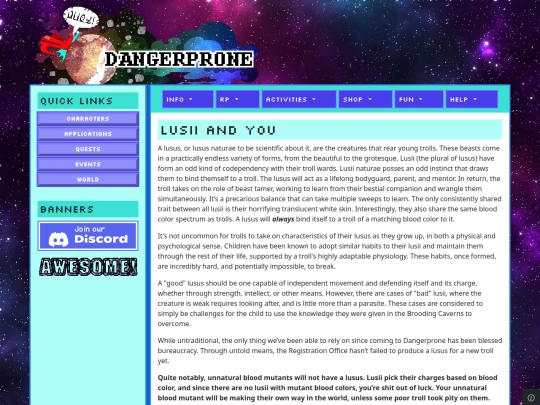 roleplay/mechanics/lusii screenshot