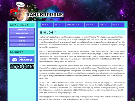 roleplay/race/trolls/biology screenshot