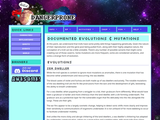 roleplay/race/trolls/evolutions-and-mutations screenshot