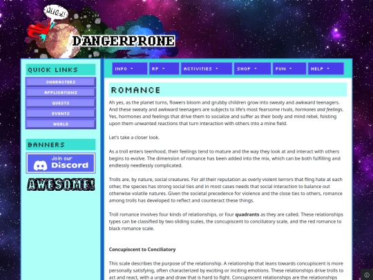 roleplay/race/trolls/romance screenshot