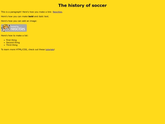 historyofsoccer screenshot