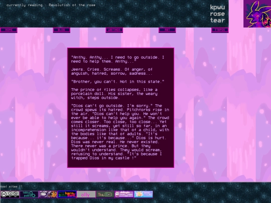 writings/Revolution-of-rose screenshot