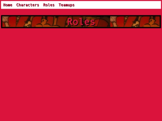 Roles screenshot