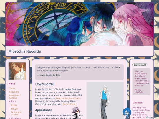 lewiscarroll screenshot