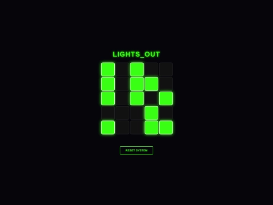 lightsout screenshot