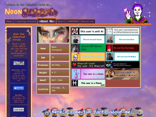 about-me screenshot