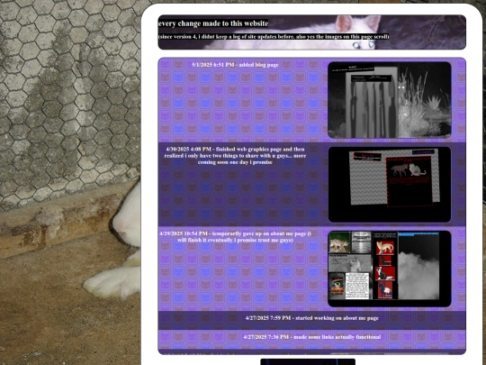 changelog screenshot