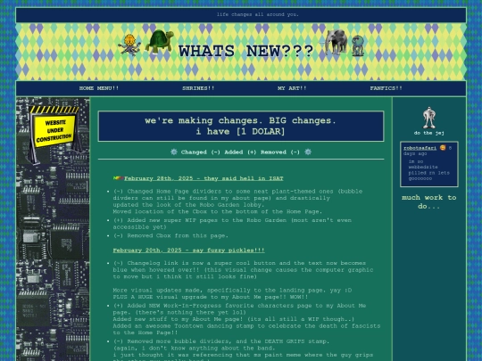 changelog screenshot