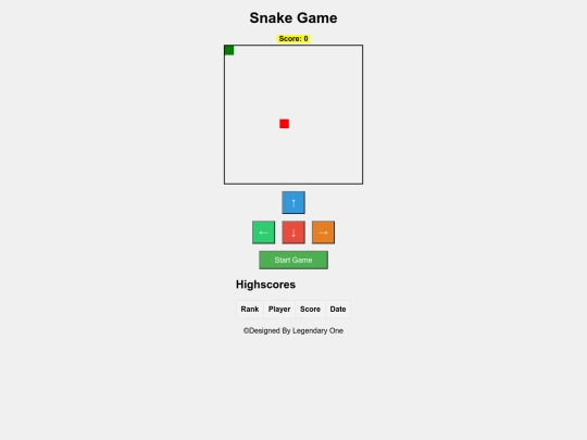 Portfolio/game screenshot