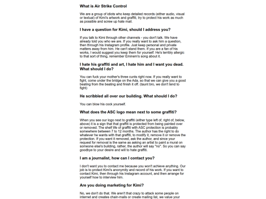 questions screenshot