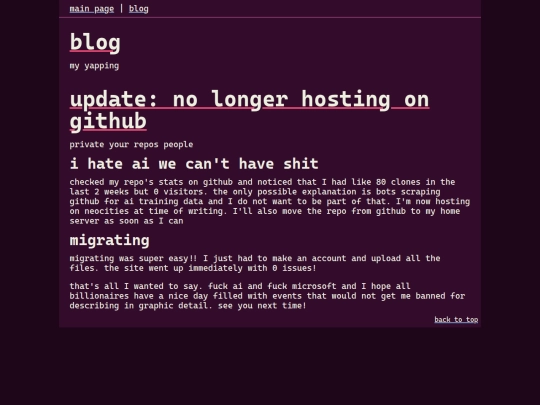 blog/host-change-update screenshot