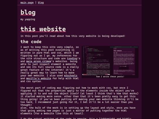 blog/this-website screenshot