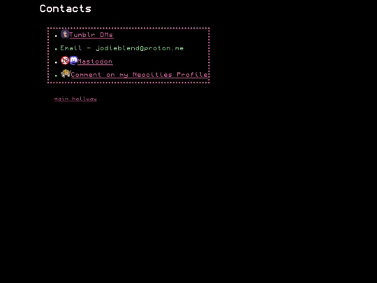 contacts screenshot