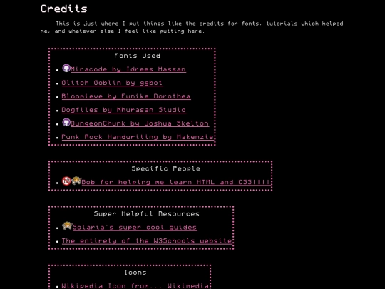 credits/credits screenshot